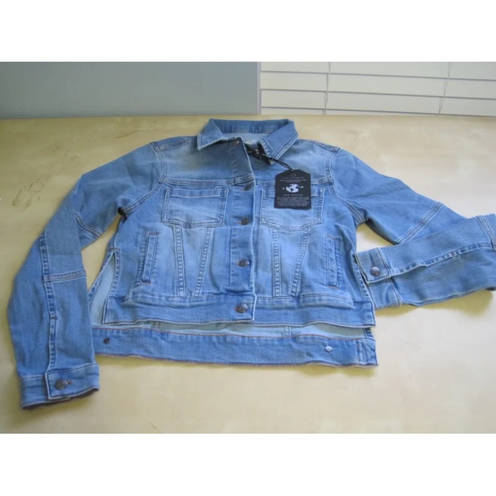 Anatomie true denim mckenna ladies small jean jacket new